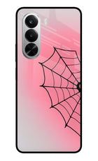 Pink Web Realme P4x 5G Glass Case