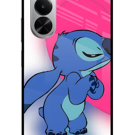 Stitch Hug Realme P4x 5G Glass Case