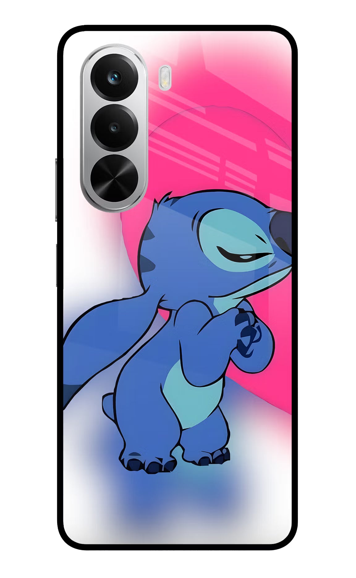 Stitch Hug Realme P4x 5G Glass Case