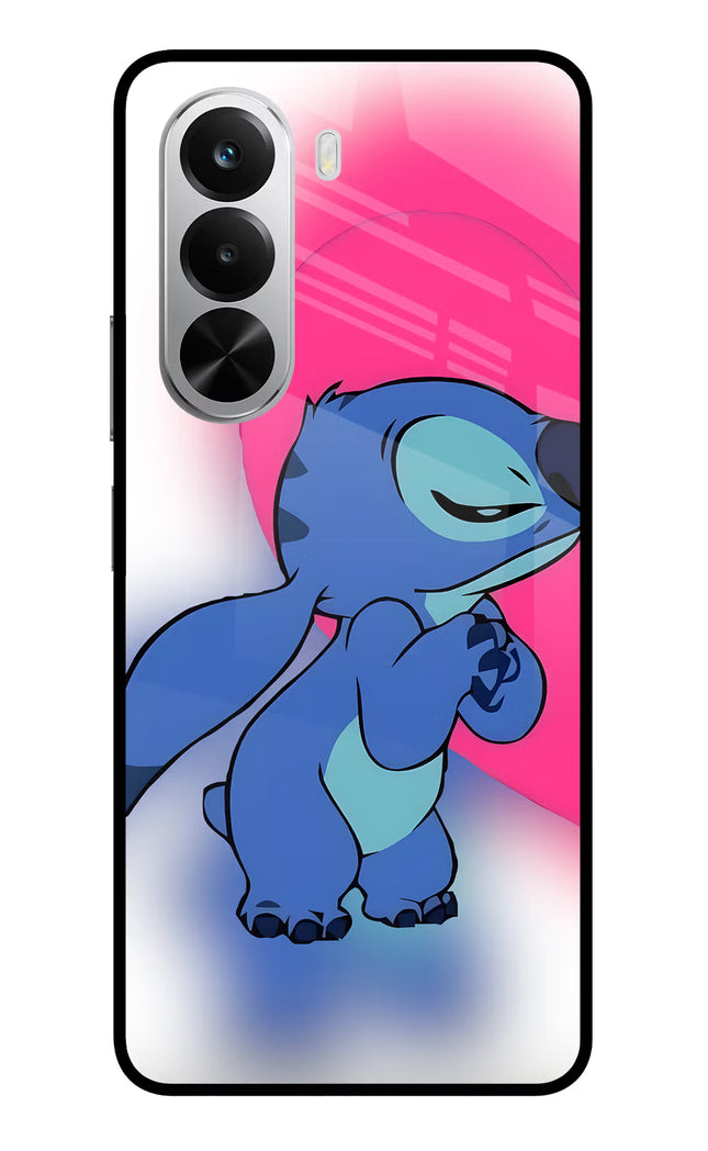 Stitch Hug Realme P4x 5G Glass Case