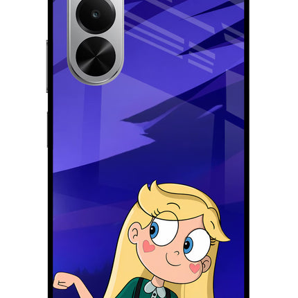 Star Glow Realme P4x 5G Glass Case