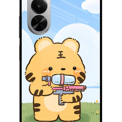 Tiger Treat Realme P4x 5G Glass Case