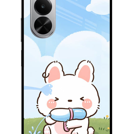 Bunny Treat Realme P4x 5G Glass Case