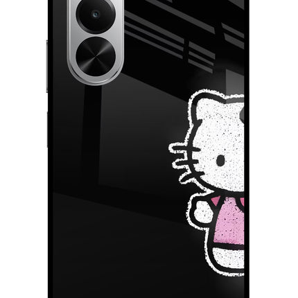 Kitty Charm Realme P4x 5G Glass Case