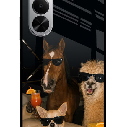 Party Squad Realme P4x 5G Glass Case