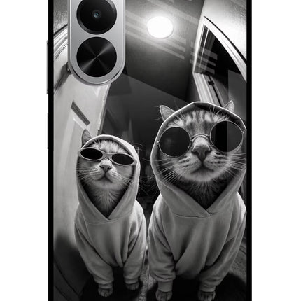 Hood Cats Realme P4x 5G Glass Case