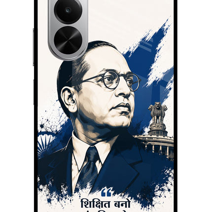 Dr. Ambedkar Visionary Realme P4x 5G Glass Case Back Cover by Casekaro