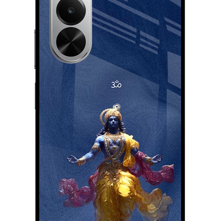 Cosmic Krishna Realme P4x 5G Glass Case