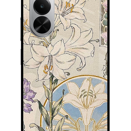 White Lily Realme P4x 5G Glass Case