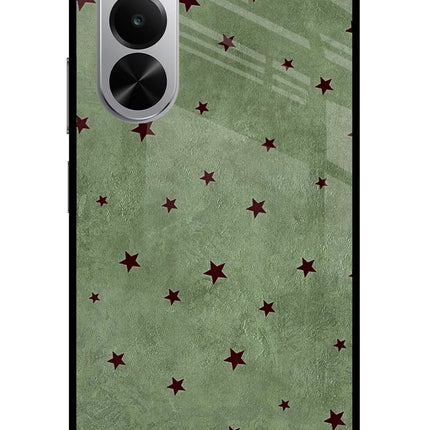 Green Stars Realme P4x 5G Glass Case