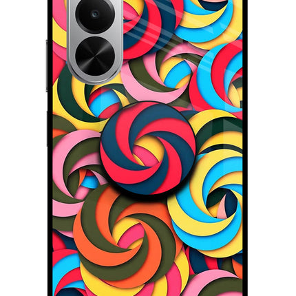 Spiral Pattern Realme P4x 5G Pop Case by Casekaro