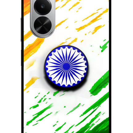 Indian Flag Ashoka Chakra Realme P4x 5G Pop Case by Casekaro