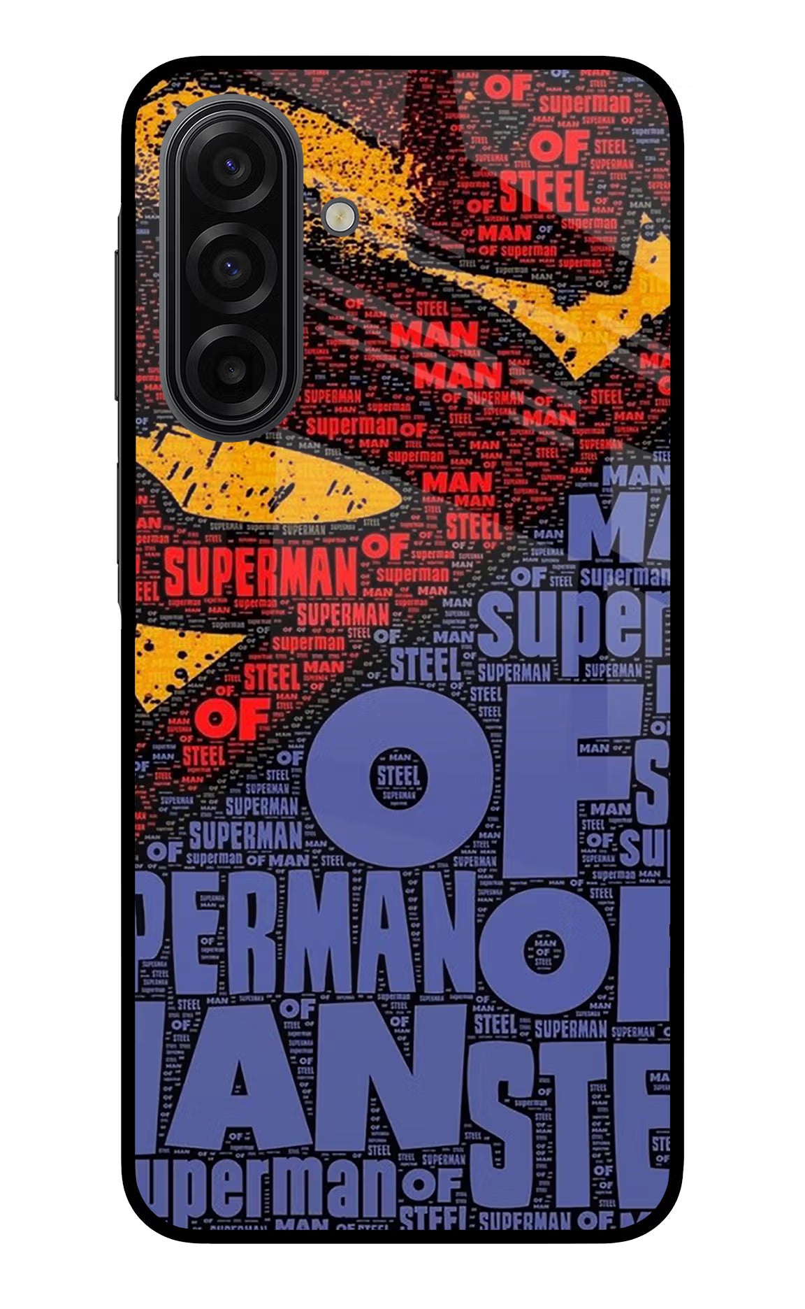 Superman Samsung F17 5G Glass Case Back Cover by Casekaro