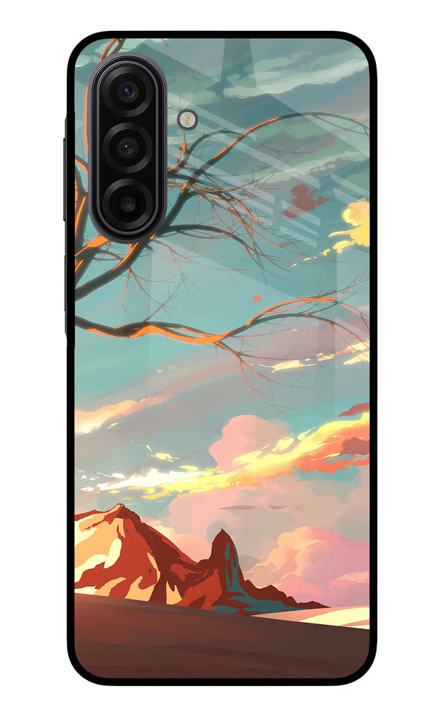 Scenery Samsung F17 5G Glass Case Back Cover by Casekaro