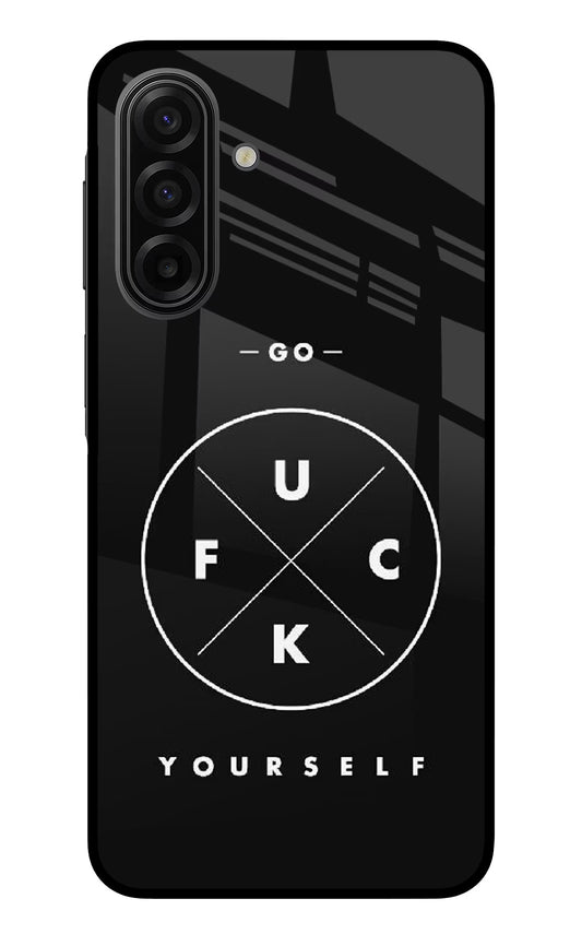 Go Fuck Yourself Samsung F17 5G Glass Case