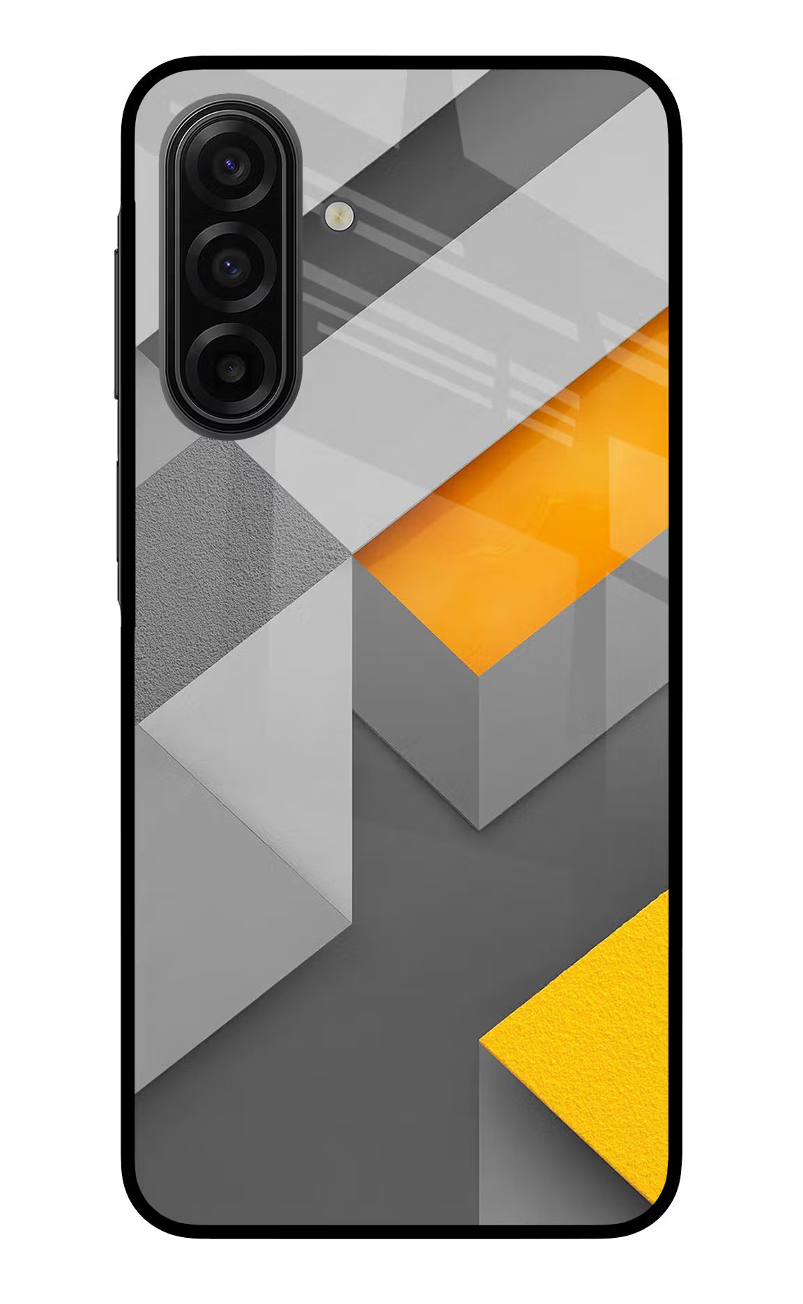 Abstract Samsung F17 5G Glass Case Back Cover by Casekaro