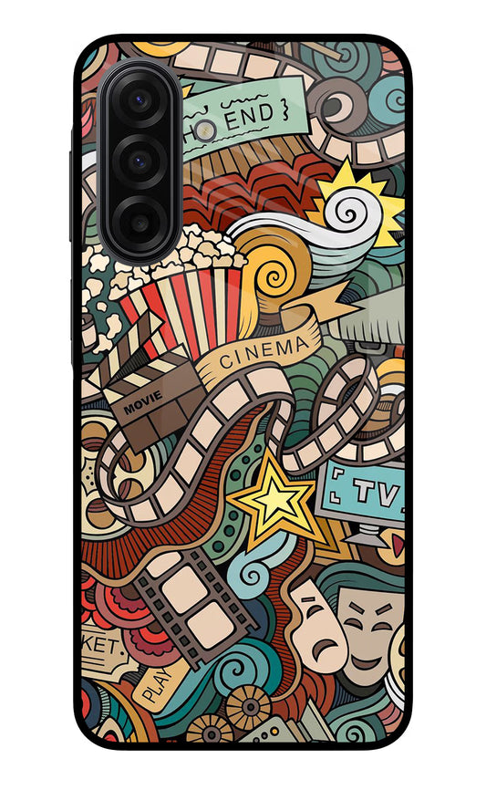 Cinema Abstract Samsung F17 5G Glass Case