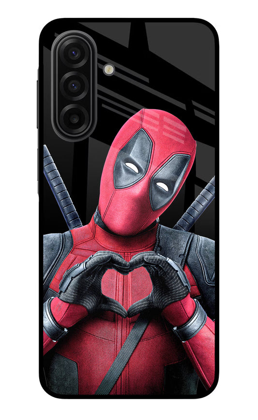 Deadpool Samsung F17 5G Glass Case