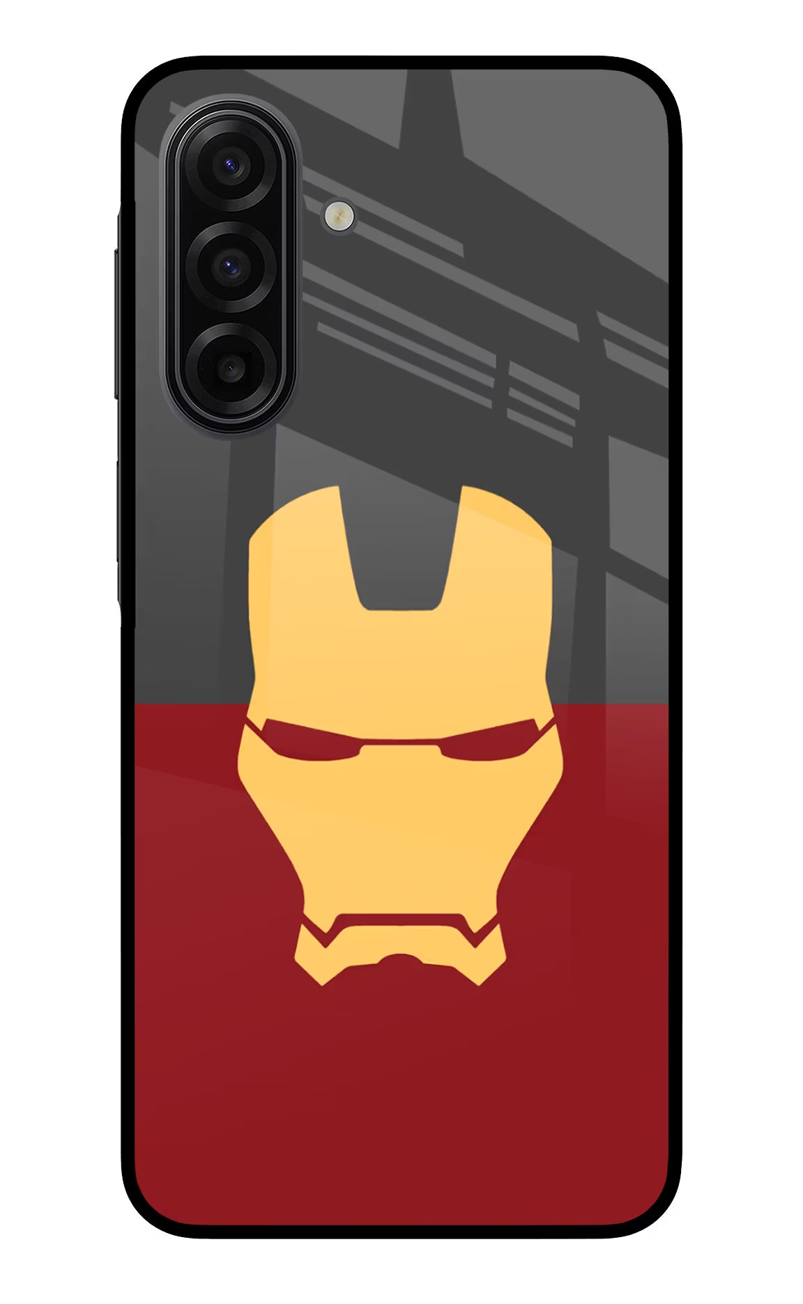 Ironman Samsung F17 5G Glass Case Back Cover by Casekaro
