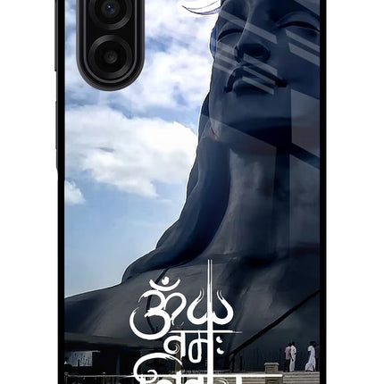 Om Namah Shivay Samsung F17 5G Glass Case