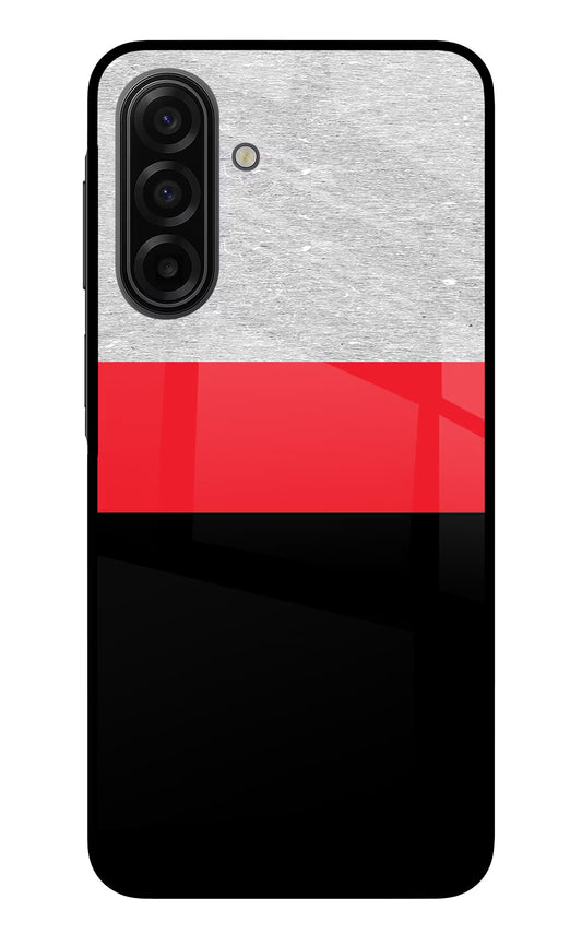 Tri Color Pattern Samsung F17 5G Glass Case