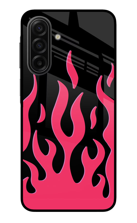 Fire Flames Samsung F17 5G Glass Case