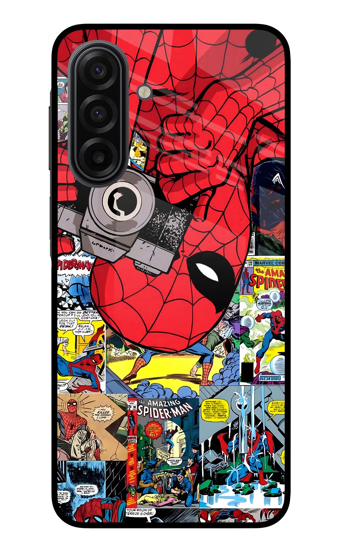 Spider Man Samsung F17 5G Glass Case