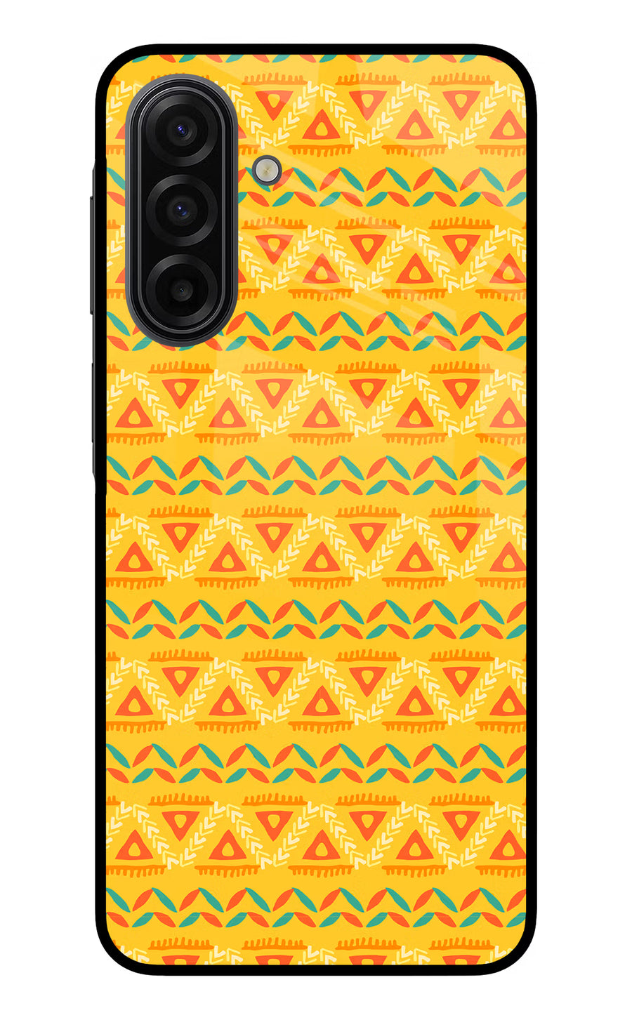 Tribal Pattern Samsung F17 5G Back Cover, Glass case