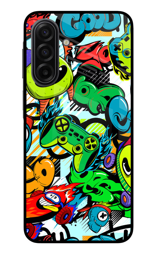 Game Doodle Samsung F17 5G Glass Case