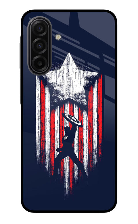Captain America Marvel Art Samsung F17 5G Glass Case