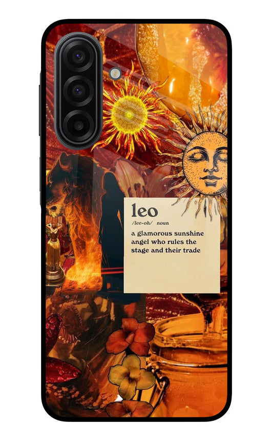 Leo Zodiac Samsung F17 5G Glass Case