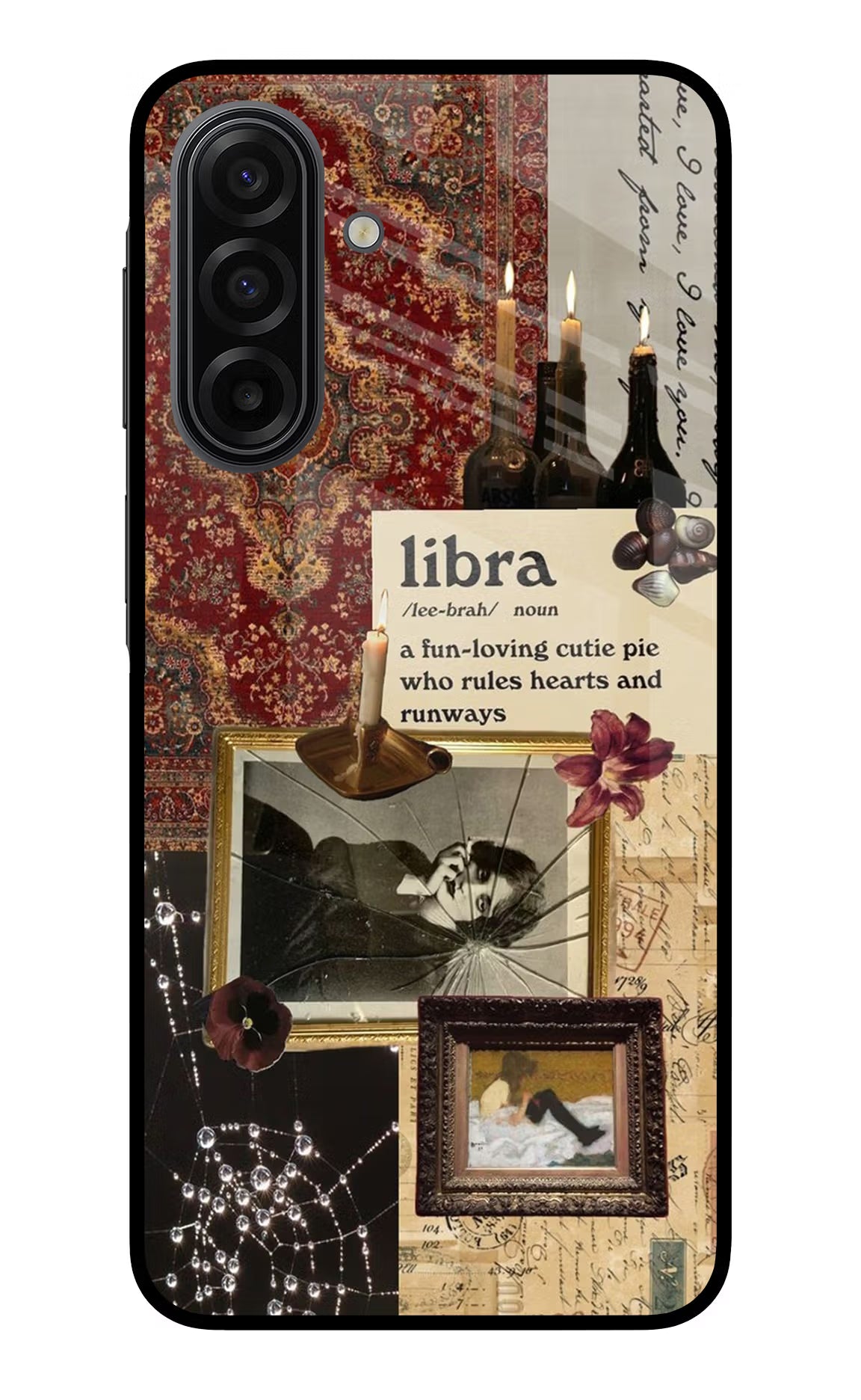 Libra Zodiac Samsung F17 5G Glass Case
