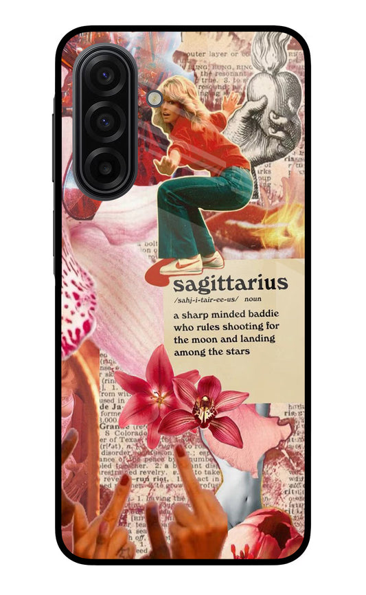 Sagittarius Zodiac Samsung F17 5G Glass Case