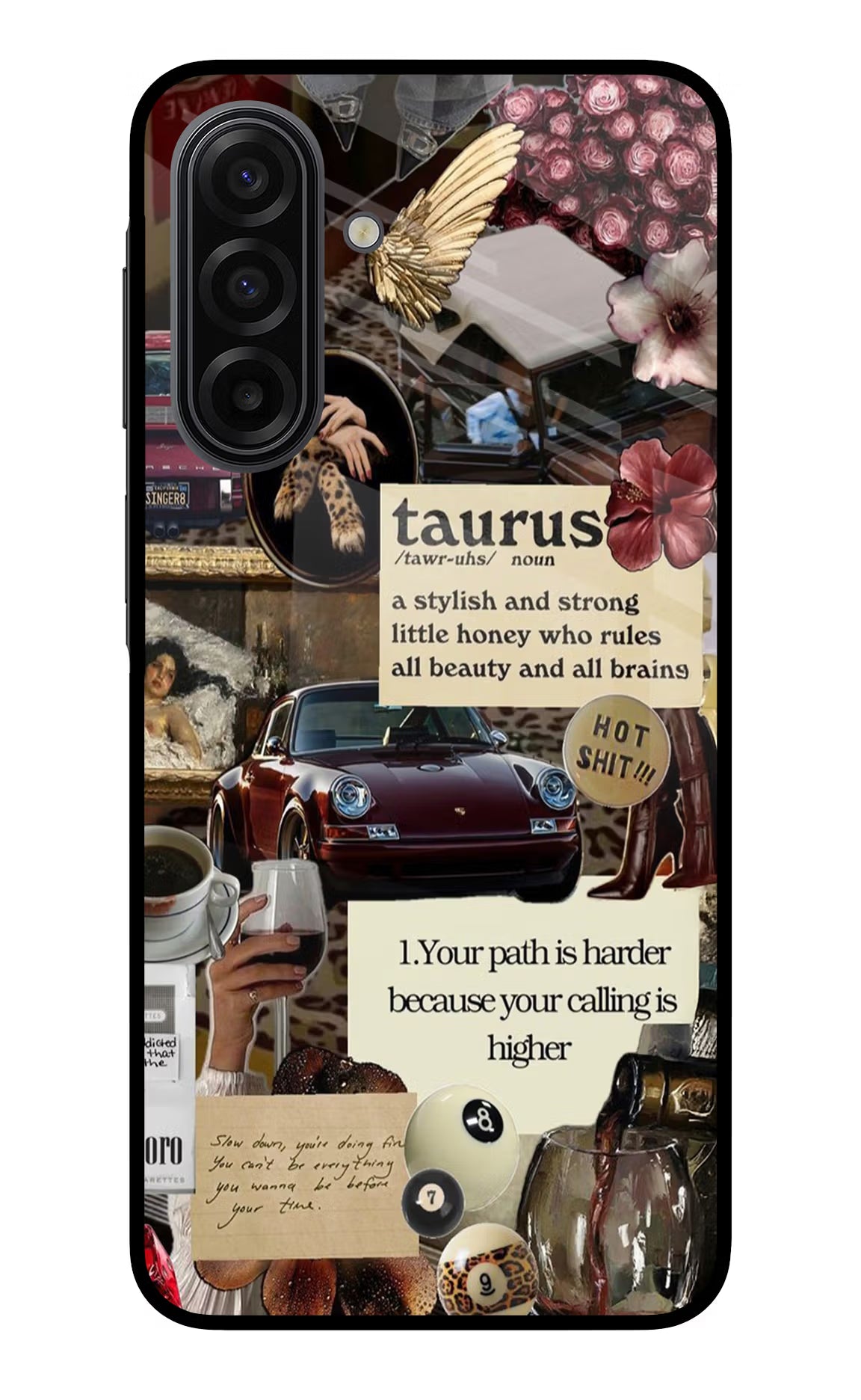 Taurus Zodiac Samsung F17 5G Glass Case