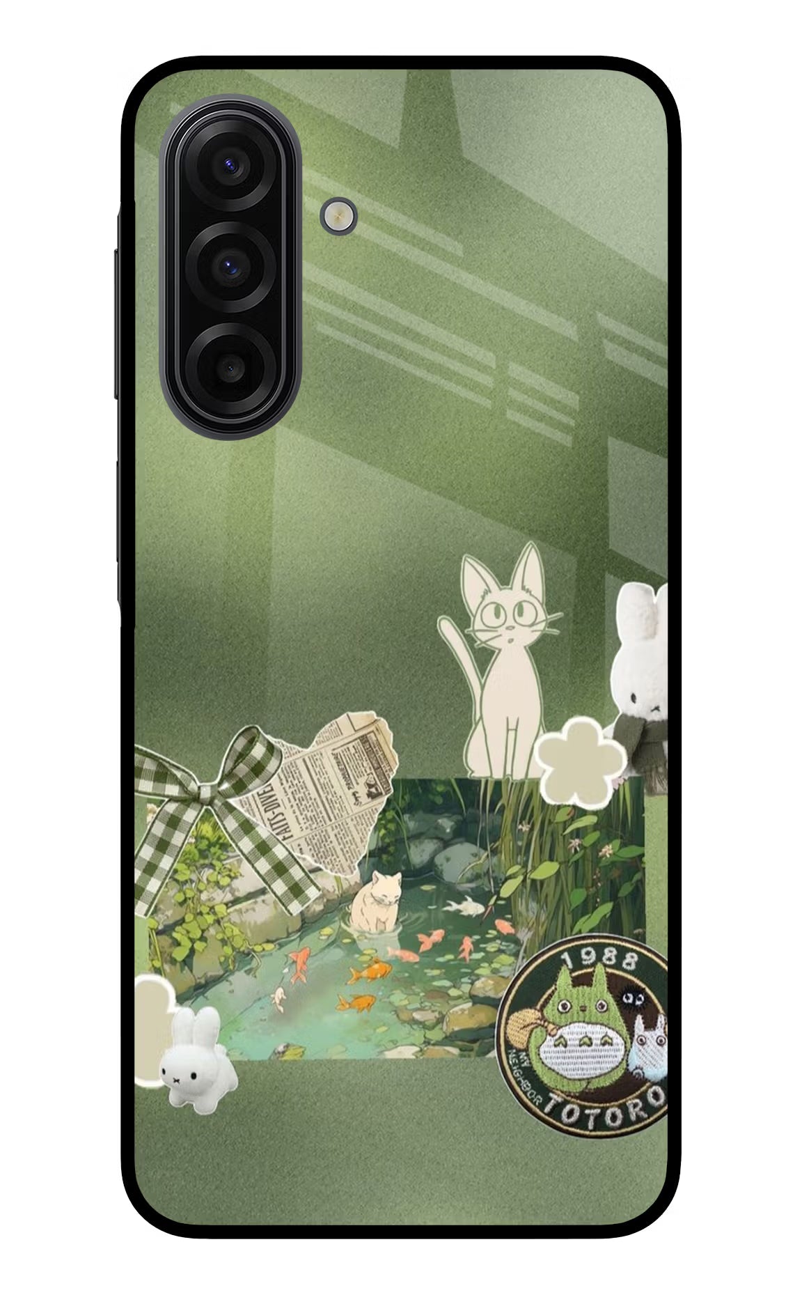 Aesthetic anime Samsung F17 5G Glass Case