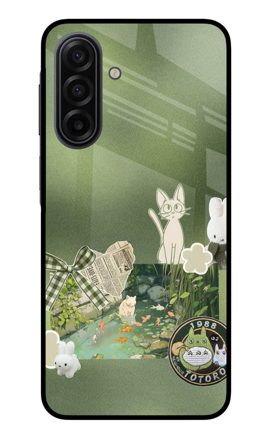 Aesthetic anime Samsung F17 5G Glass Case