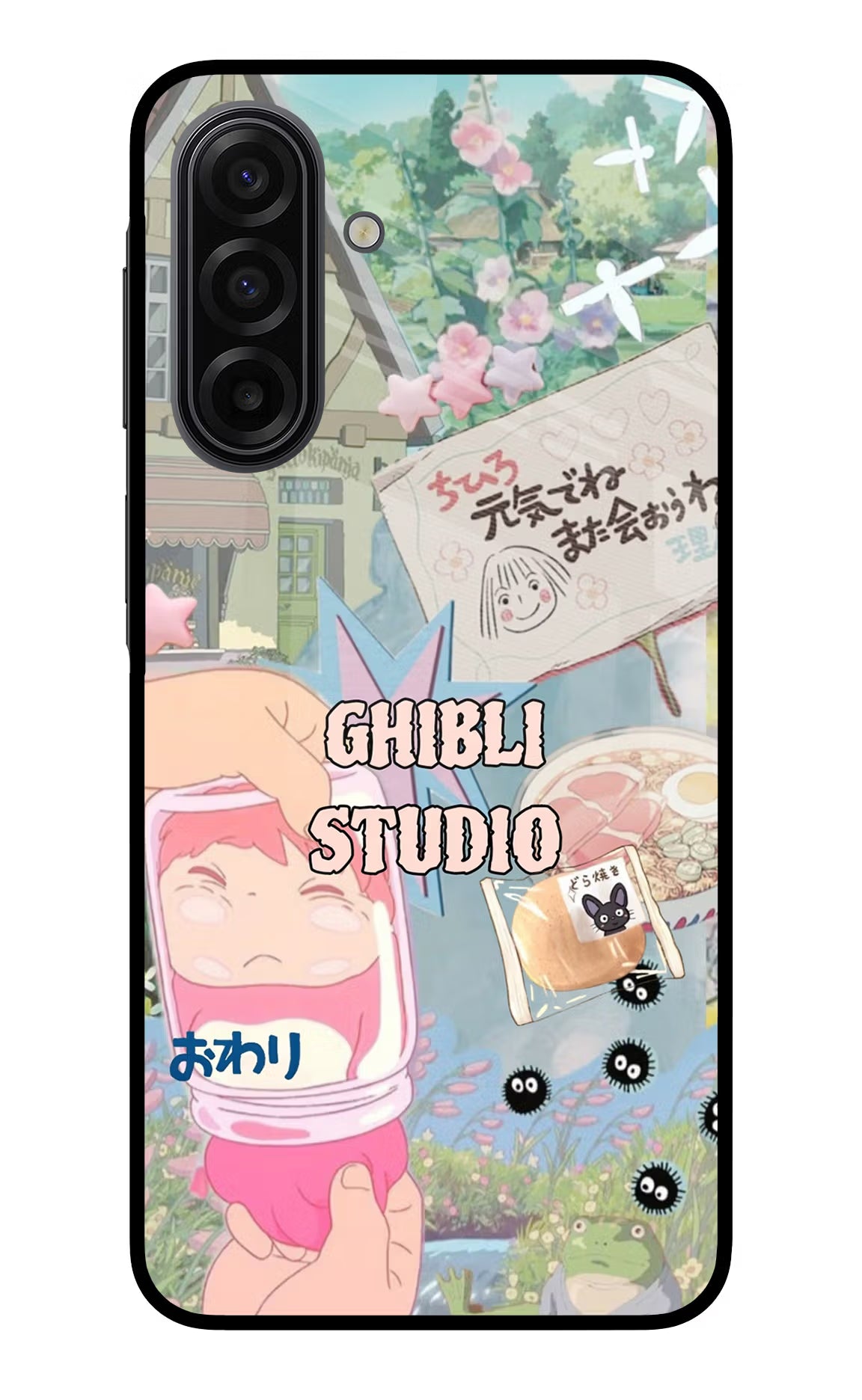 Studio Ghibli Samsung F17 5G Glass Case