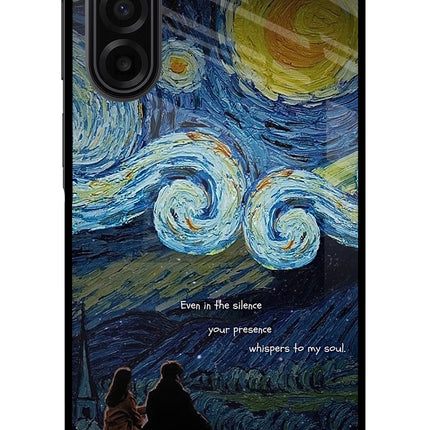 Softcore Samsung F17 5G Glass Case Back Cover by Casekaro