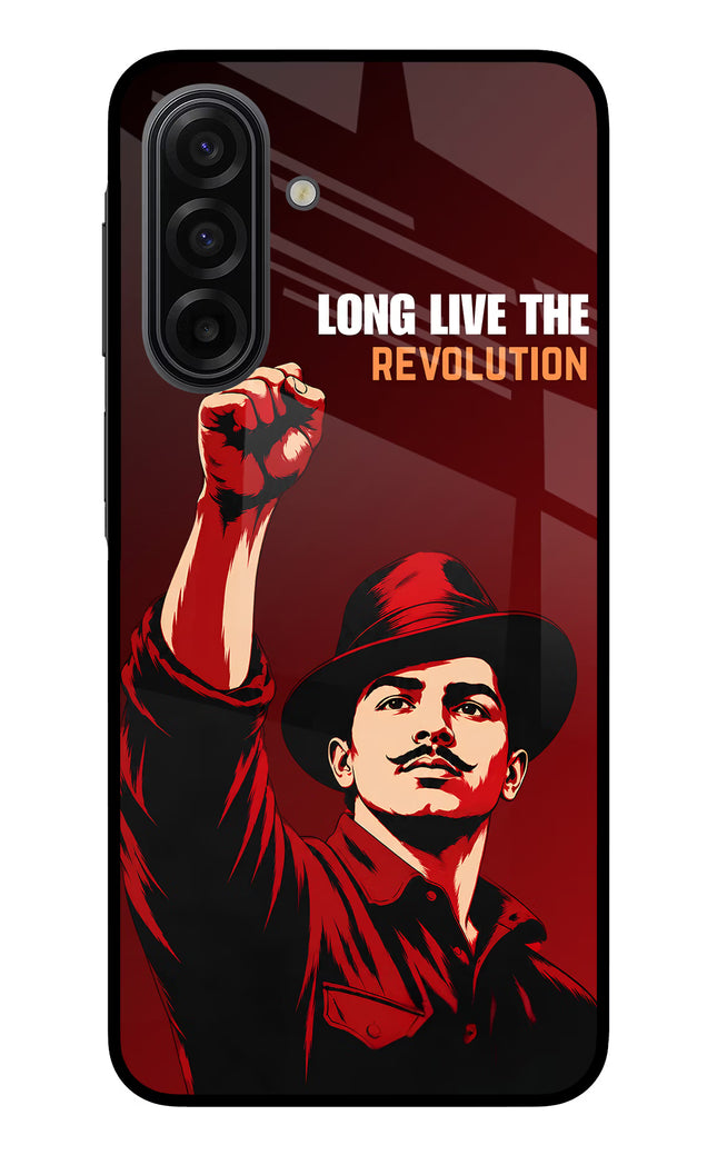 Bhagat Singh Revolution Samsung F17 5G Glass Case Back Cover by Casekaro