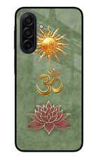 Om & Lotus Samsung F17 5G Glass Case