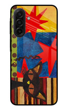 Pop Cat Samsung F17 5G Glass Case