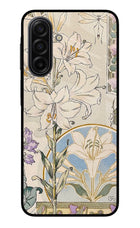 White Lily Samsung F17 5G Glass Case
