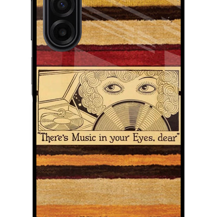 Vinyl Stripes Samsung F17 5G Glass Case