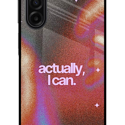 Pink Aura Samsung F17 5G Glass Case
