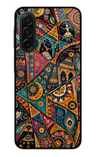 Folk Print Samsung F17 5G Glass Case