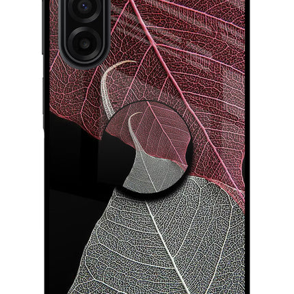 Leaf Pattern Samsung F17 5G Pop Case by Casekaro