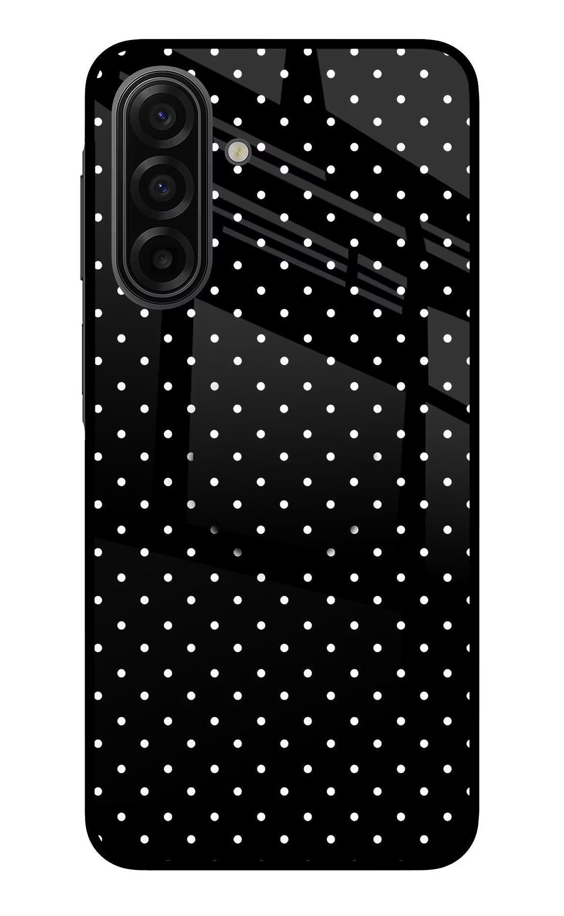 White Dots Samsung F17 5G Pop Case by Casekaro