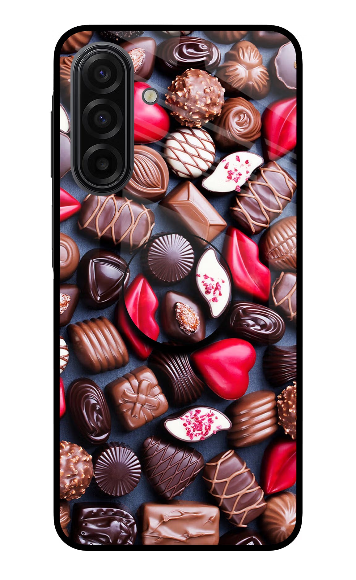 Chocolates Samsung F17 5G Pop Case by Casekaro