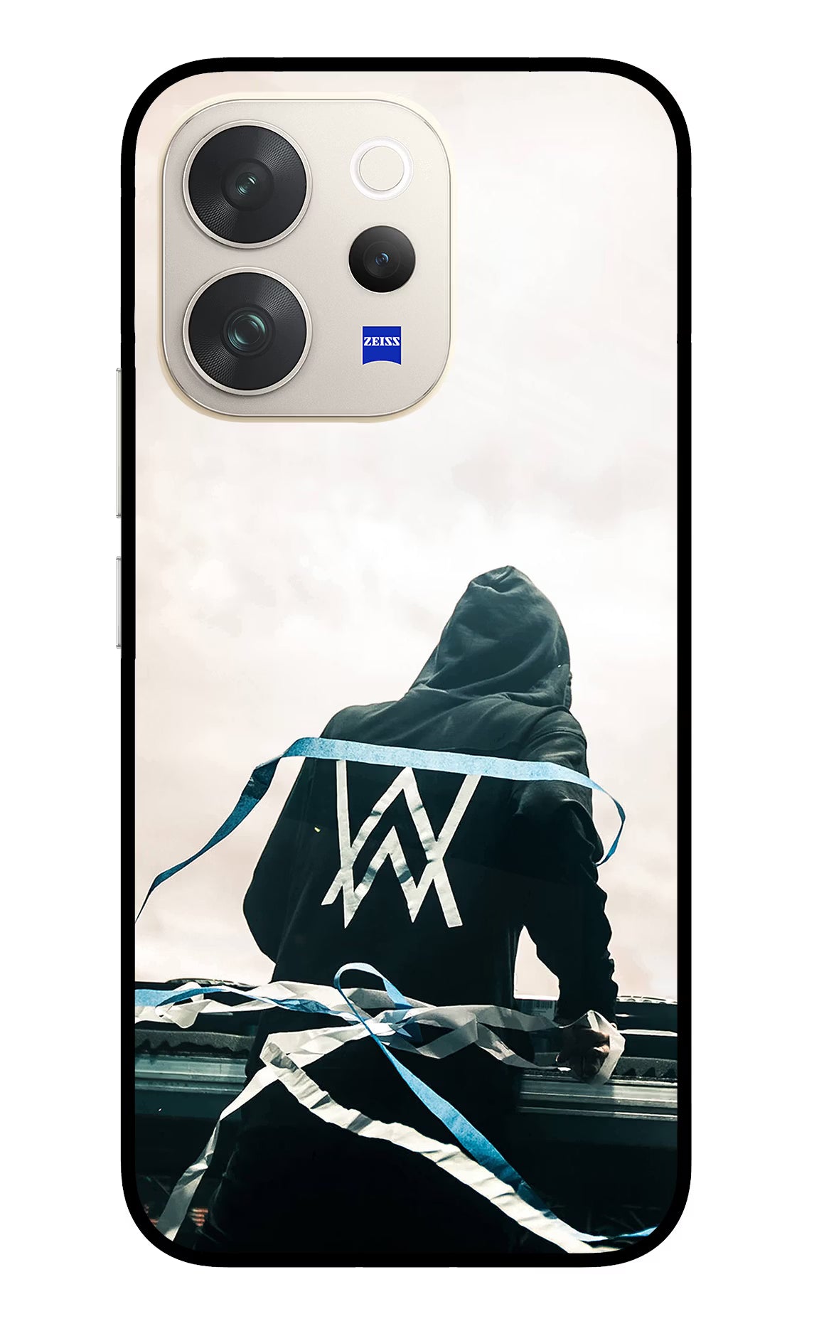 Alan Walker Vivo V70 5G Glass Case Back Cover by Casekaro