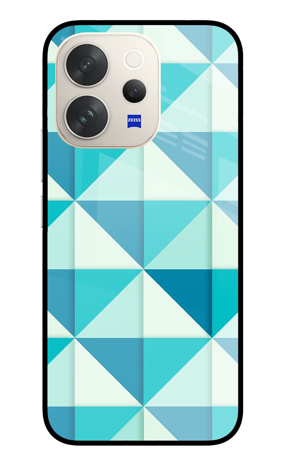 Abstract Vivo V70 5G Glass Case Back Cover by Casekaro